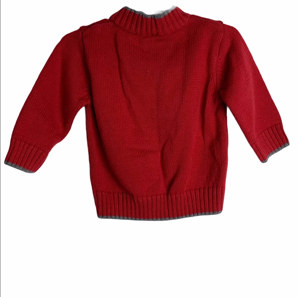 🔥 Gymboree Quarter Zip Nordic knit Sweater - Picture 4 of 5